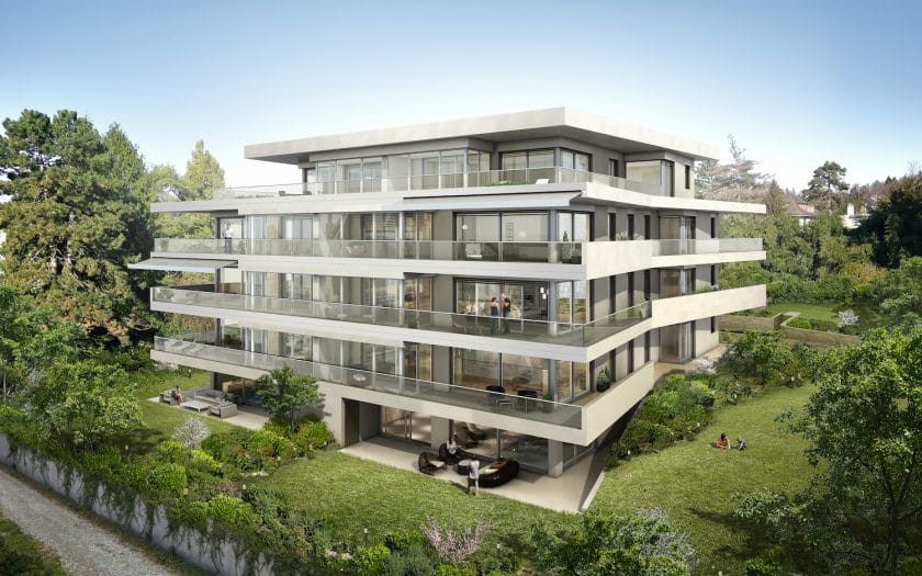 Residence Cyrano Pully Vue Facade